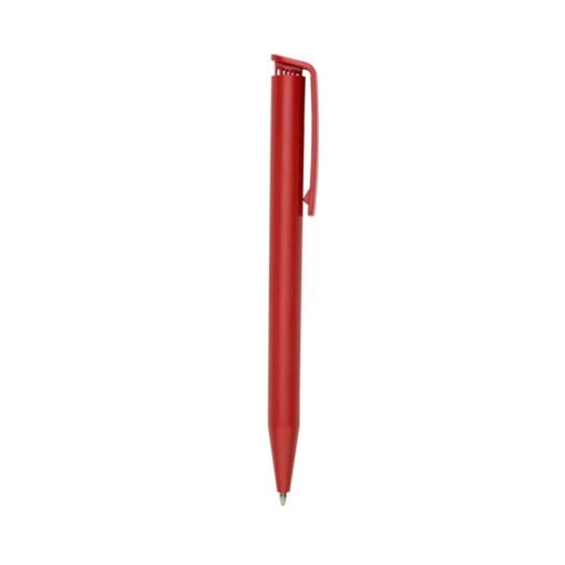 CANETA PLÁSTICA LEITOSA  SPX-13630 NA COR VERMELHO