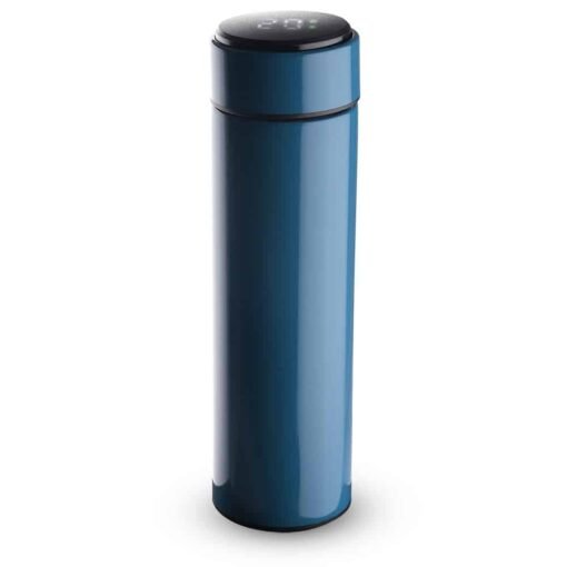 GARRAFA EM AÇO INOX PAREDE DUPLA 450ML SPX-14644 NA COR AZUL