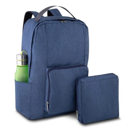 MOCHILA DOBRAVEL EM POLIESTER SPX-14407 NA COR AZUL