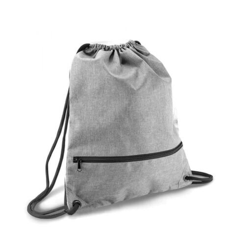 MOCHILA SACO  EM  POLIESTER  SPX-14359 NA COR PRATA OU CINZA