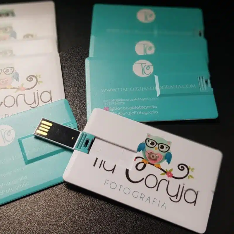 Pen card Personalizado com a logomarca ou fotos