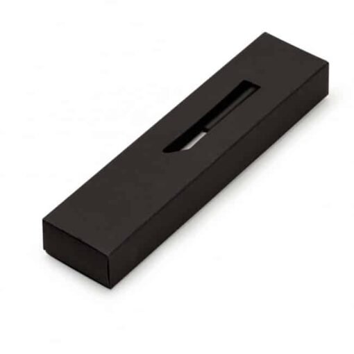 ESTOJO DE PAPEL P/ 1 CANETA  SPX-13409 NA COR PRETO