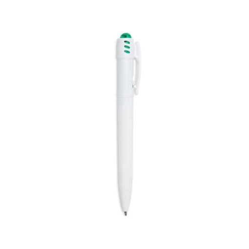 CANETA PLASTICA SPX-1089C NA COR BRANCO