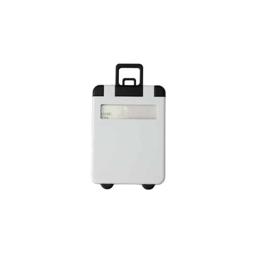 TAG IDENTIFICADOR DE BAGAGEM SPX-15032 NA COR BRANCO