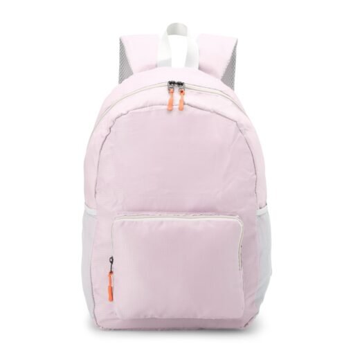 MOCHILA DE NYLON DOBRÁVEL 23 LITROS SPX-18832 NA COR ROSA